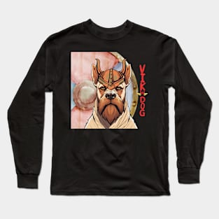 The Viking Dog Warrior dog Long Sleeve T-Shirt